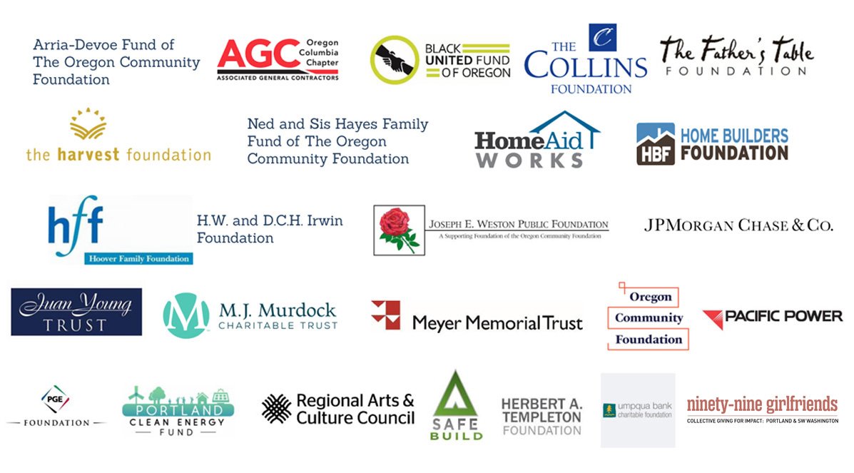 A Special Thanks to Foundation Funders